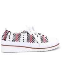 Ron White - Nova Woven Lace-Up Sneakers - Lyst