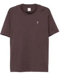 Eleventy - Logo-Embroidery T-Shirt - Lyst