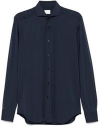 Xacus - Spread-Collar Shirt - Lyst