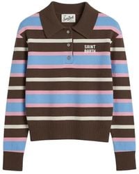MC2 Saint Barth - Striped Polo Sweater - Lyst