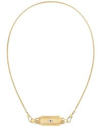 Marie Lichtenberg - Baby Locket Evil Eye Sapphire Necklace - Lyst