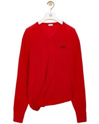 Loewe - Jersey Con Cuello En V - Lyst