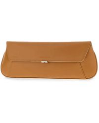 AMINA MUADDI - Ami Logo-Plaque Clutch Bag - Lyst