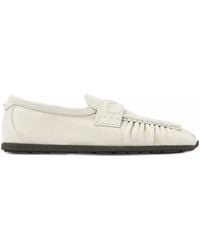 Nubikk - Riley Mio Ruched Leather Loafers - Lyst
