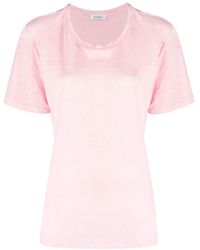 Rodebjer - Round-neck Linen T-shirt - Lyst
