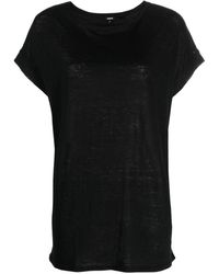 Aspesi - Short-sleeve Linen T-shirt - Lyst