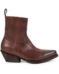 Ann Demeulemeester - Pointed-Toe Ankle Boots - Lyst