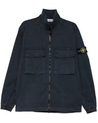 Stone Island - Jacke Mit Logo-Patch - Lyst