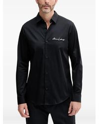 ARMANI EXCHANGE - Signature Long-Sleeve Shirt - Lyst