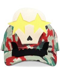 Walter Van Beirendonck - Camouflage-Pattern Baseball Cap - Lyst