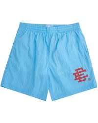 Eric Emanuel - Logo-Print Drawstring Swim Trunks - Lyst
