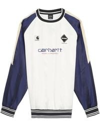Carhartt - X F.C.Real Bristol Warm Up Piste Sweatshirt - Lyst