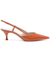 Casadei - Scarlet 50mm Leather Pumps - Lyst