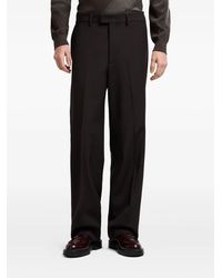 Emporio Armani - ウールパンツ - Lyst