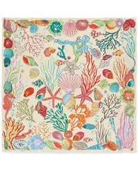 Bimba Y Lola - Seabed-Print Scarf - Lyst