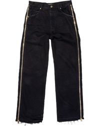 Purple Brand - Weite P018 Jeans mit Reißverschlüssen - Lyst