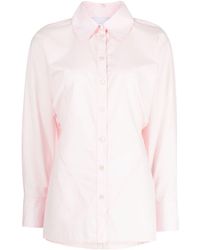 Erika Cavallini Semi Couture - Camisa ajustada con botones - Lyst