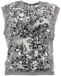 Baum und Pferdgarten - Blouse Frangée Manira À Sequins - Lyst