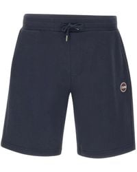 Colmar - Plush Drawstring Logo-Patch Shorts - Lyst