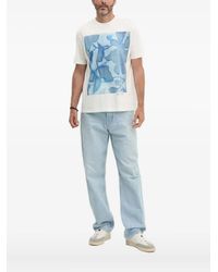 Paul Smith - Floral-Print Crew-Neck T-Shirt - Lyst