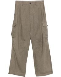 Ziggy Chen - Pleat-Detail Trousers - Lyst