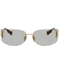 Miu Miu - Logo-Detail Sunglasses - Lyst