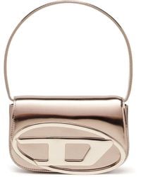 DIESEL - 1DR-Iconica borsa a spalla in pelle specchiata - Lyst