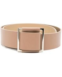 D.exterior - Square-Buckle Leather Belt - Lyst
