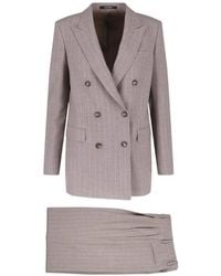 Tagliatore - T-Jasmine Pinstripe-Pattern Double-Breasted Suit - Lyst