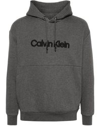 Calvin Klein - Raised Embroidered Logo Hoodie - Lyst