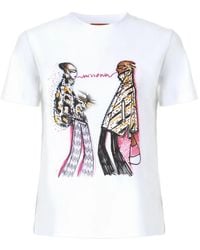 Missoni - T-Shirt mit grafischem Print - Lyst