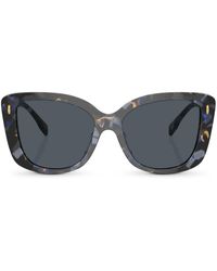 Tory Burch - Logo-plaque Oversize-frame Sunglasses - Lyst