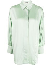 Aeron - Rennie Long-sleeve Satin Shirt - Lyst