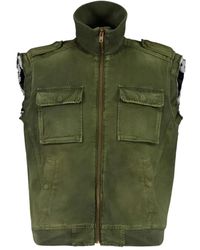 MM6 by Maison Martin Margiela - カットオフエッジ ベスト - Lyst