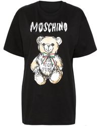 Moschino - T-shirt With Teddy Bear Print - Lyst