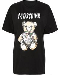 Moschino - T-shirt With Teddy Bear Print - Lyst