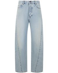 Balenciaga - Distressed Loose-Fit Jeans - Lyst