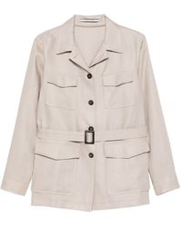 Tagliatore - Linen Jacket - Lyst
