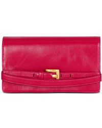 Balmain - Belt-Detail Clutch Bag - Lyst