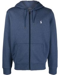 Polo Ralph Lauren - Polo Pony-Embroidered Zip-Up Hoodie - Lyst
