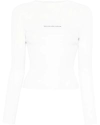 Alexander Wang - Knit Logo Long-Sleeve T-Shirt - Lyst