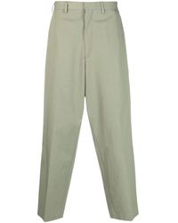 Etudes Studio - Wide-leg Cotton Cropped Trousers - Lyst