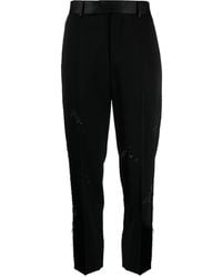 Undercover - Embroidered Straight-Leg Trousers - Lyst