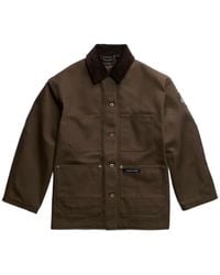 Canada Goose - Beaumont Corduroy-Collar Logo-Patch Coat - Lyst
