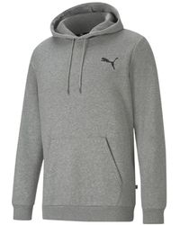 PUMA - Essential Logo Hoodie - Lyst