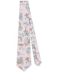 Etro - Corbata Con Estampado Floral - Lyst