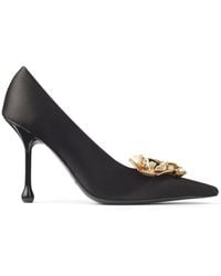 Jimmy Choo - 95Mm Ixia Satin Pumps - Lyst