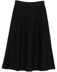 P.A.R.O.S.H. - Plooirok Met Elastische Taille - Lyst