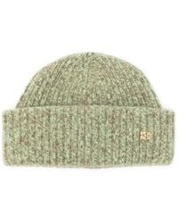 Ganni - Ribbed-Knit Beanie - Lyst