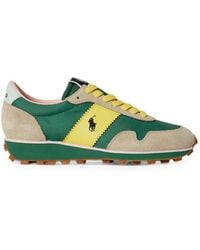Polo Ralph Lauren - Prl Trail125 Logo-Patch Panelled Sneakers - Lyst